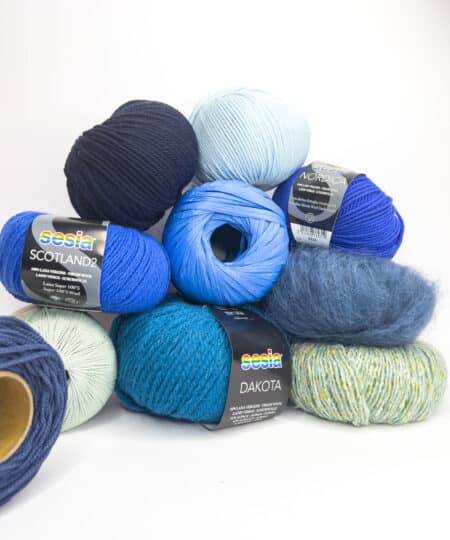 riempi il tuo sacchetto gomitoli di lana e alpaca in offerta palette Acqua