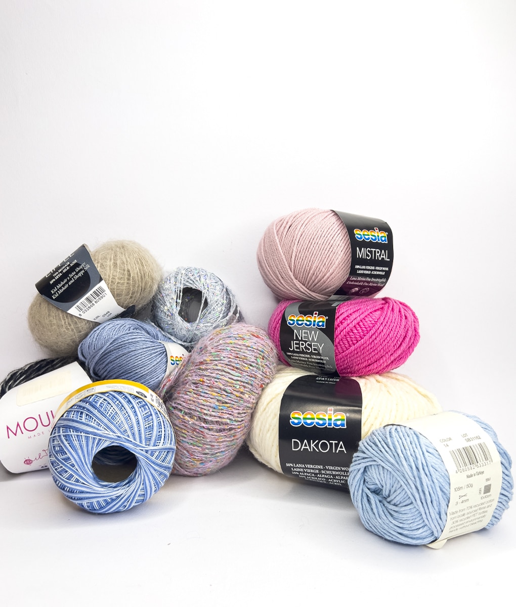 riempi il tuo sacchetto gomitoli di lana e alpaca in offerta palette Aria