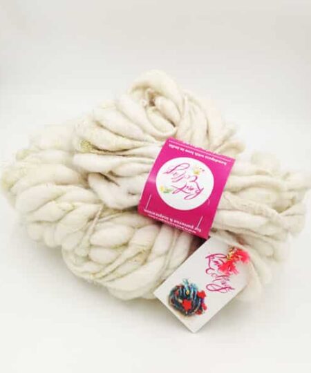 Yarn Knitcollage Pixie Dust Golden White