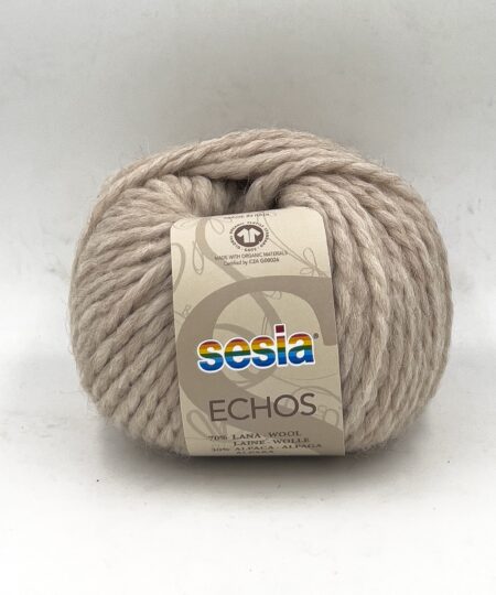 Echos sesia wool and organic alpaca yarns