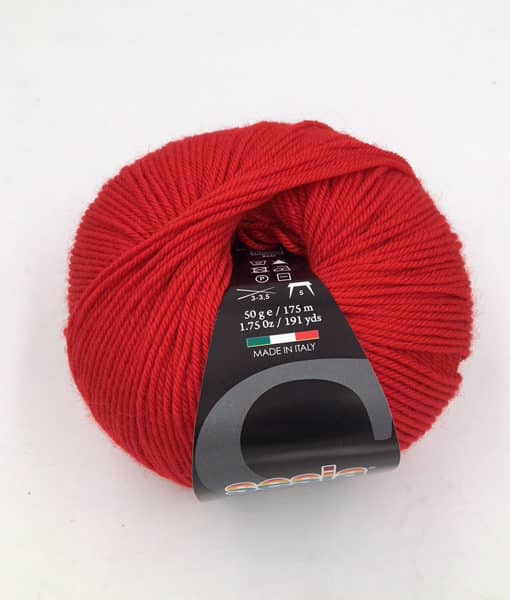 lana online Mistral Sesia merino colore Rosso