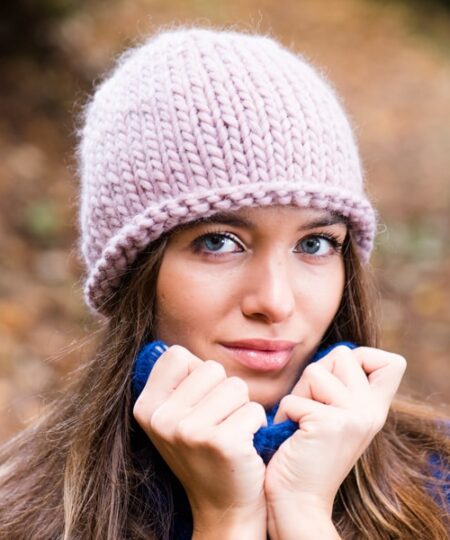 Kit Maglia: Il Bellone! Cappello da realizzare con ferri circolari