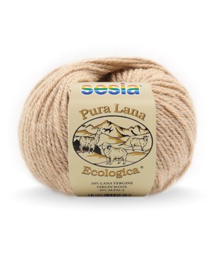 ecological wool sesia yarn certified GOTS alpaca and virgin wool natural colors yarn made in