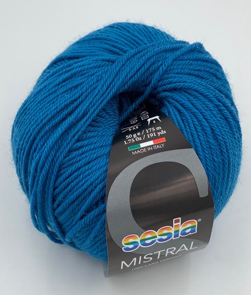 lana wool mistral colore Petrolio