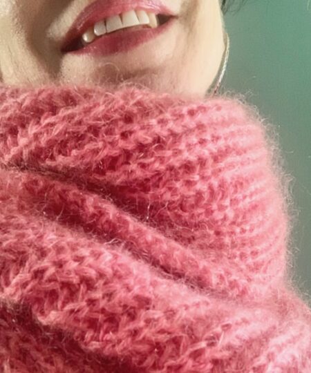 Alternative view of Kit Maglia Principianti: scaldacollo Dammi Luce ❤️