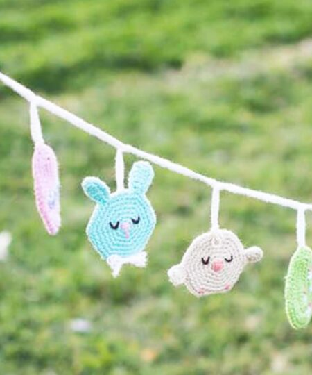 Amigurumi Modello Gratuito ovetti di pasqua realizzati all'uncinetto decorazioni pasquali handmade in cotone colorato