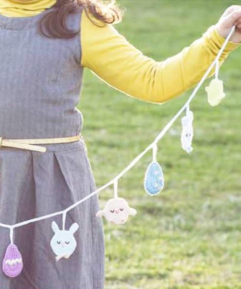 Amigurumi Modello Gratuito ovetti di pasqua realizzati all'uncinetto decorazioni pasquali handmade in cotone colorato