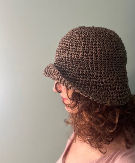 kit uncinetto cappello Rafia Colette