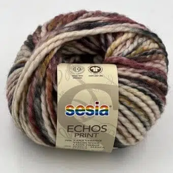 organic wool sesia yarns echos print made in Italy