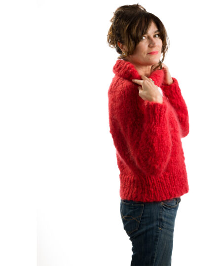 kit top down maglia ferri circolari topdown gomitoli lana mohair