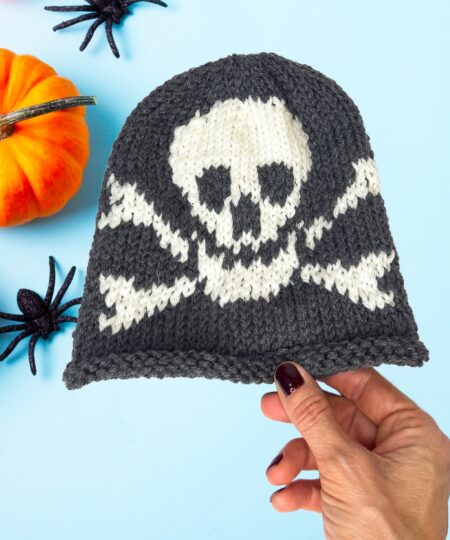 Pattern Maglia: Cappellino Scheletro