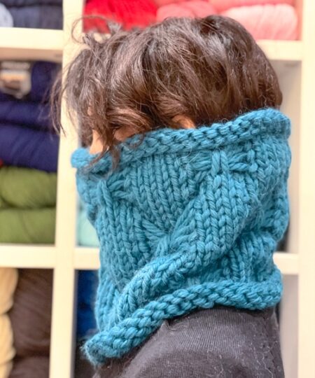 kit ferri circolari collo knitting alpaca wool