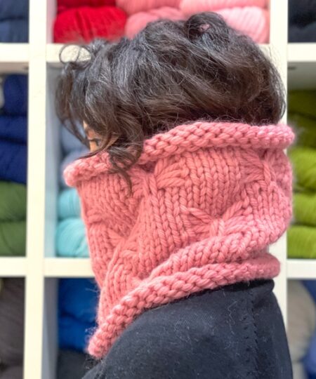 kit ferri circolari collo knitting alpaca wool