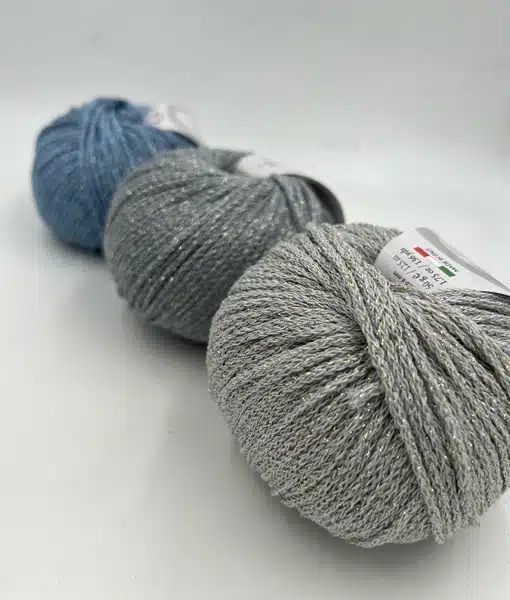 Sesia yarns Elegant cotton and silk lamé yarn ideal for summer elòegan garments for both knitting and crochet