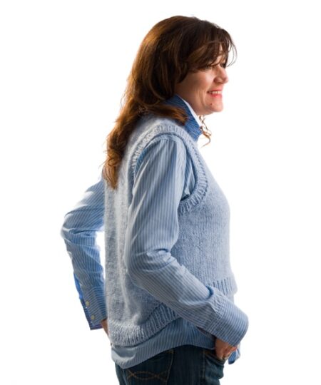 pattern maglia ferri circolari il gilet il filarino