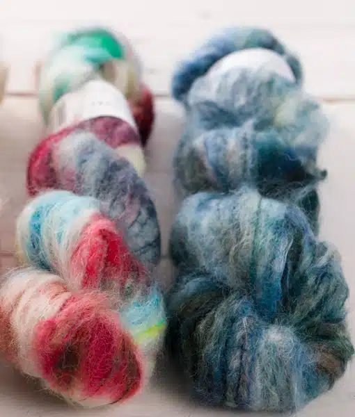 Cowgirlblues Yarn knitting Mohair tinto a mano