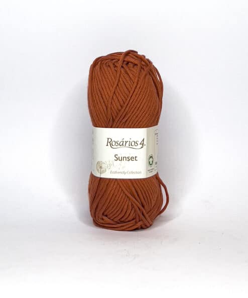 Gomitolo 100% Cotone grosso Biologico Sunset Rosarios4 Filati
