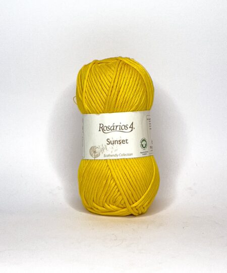 Gomitolo 100% Cotone grosso Biologico Sunset Rosarios4 Filati