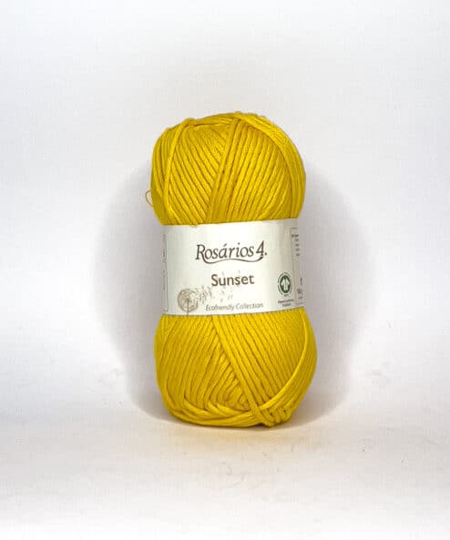 Gomitolo 100% Cotone grosso Biologico Sunset Rosarios4 Filati