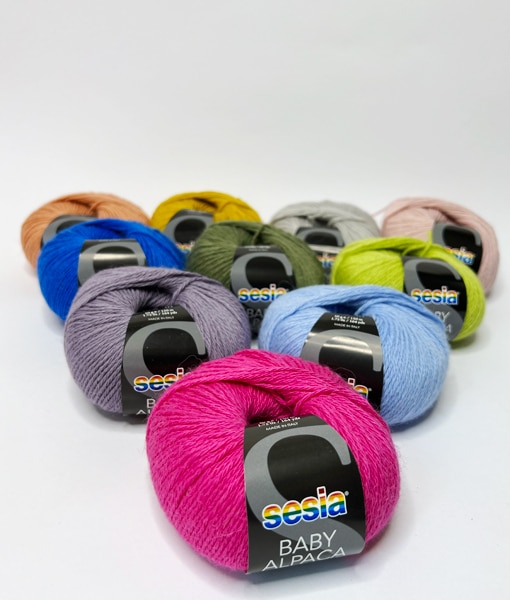 Baby Alpaca by Manifattura Sesia yarns is 100 percent Alpaca wool