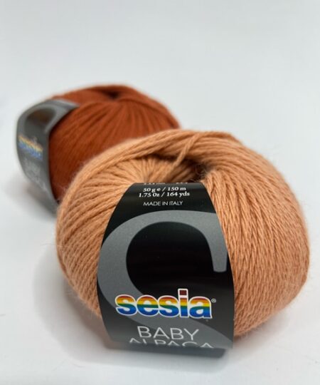Baby Alpaca by Manifattura Sesia yarns is 100 percent Alpaca wool