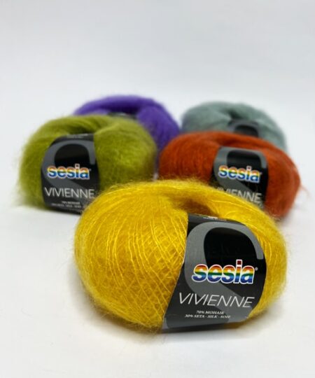 vivienne filato mohair e seta sesia filati cartella colori completa