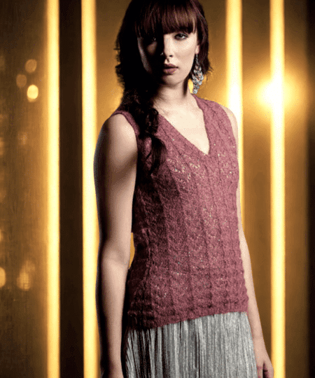 Alternative view of Pattern Maglia: Modello Maglia Gilet Meraviglia