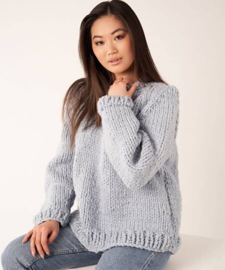 Bellissima rivista ai ferri Rowan con modelli a maglia ideati per le principianti modelli facili e veloci da realizzare con lana grossa