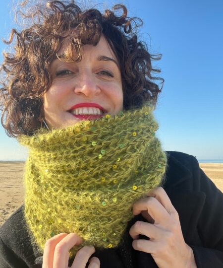 Kit Maglia Principianti: scaldacollo Shining and Sparkling