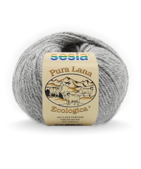 ecological wool sesia yarn certified GOTS alpaca and virgin wool natural colors yarn made in