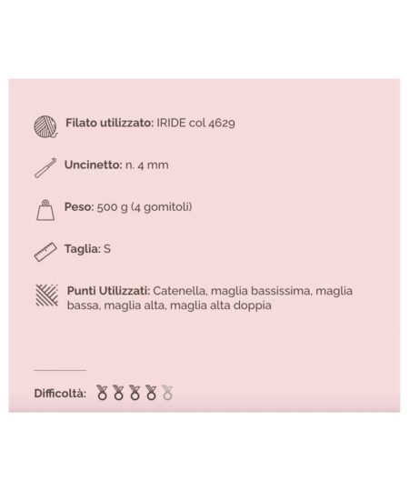 Negozio di filati on line. Kit Uncinettofacile per realizzare uno scialle donna in 100% cotone biologico morbido e dai colori sfumati