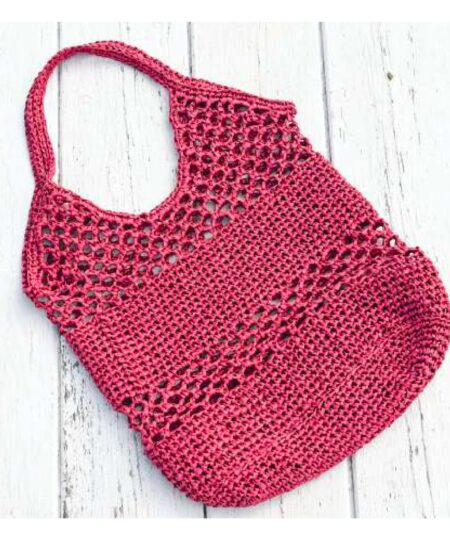 Negozio di filati on line. Kit Uncinetto Modello Uncinetto: Pattern borsa da spiaggia in rafia con filato in 100% viscosa colori vivaci