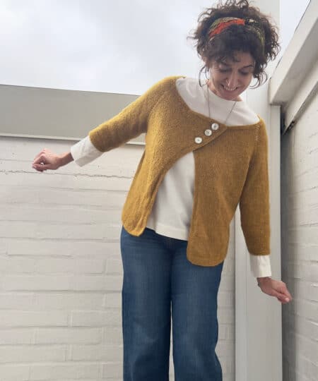 Pattern Maglia: Modello Cardigan Bon Bon Cocoon