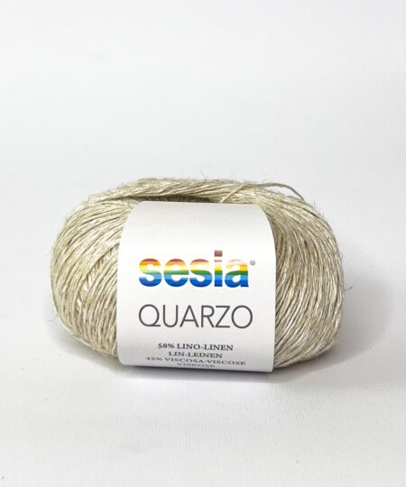 Manifattura Sesia's online yarns Quartz yarns in linen and viscose balls ideal summer garments for crochet and needlework