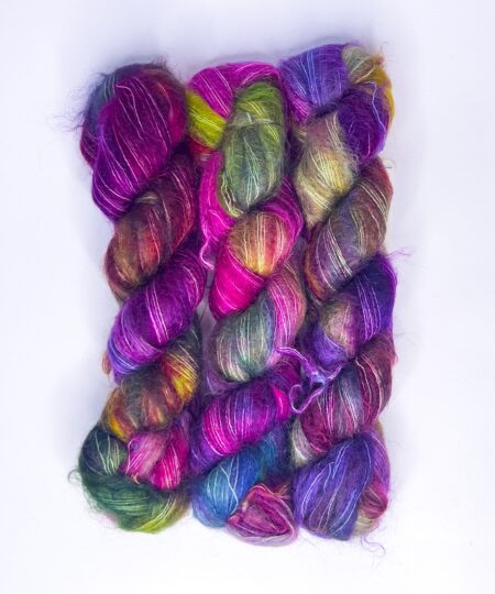 Filati in lana mohair e seta Malabrigo Filati hand-dyed dai colori sfumati ideali per scialli all'uncinetto maglie soffici e calde