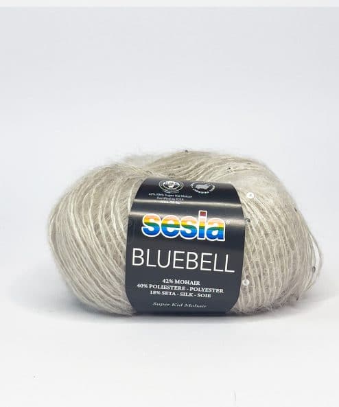 Online yarn store, Manifattura Sesia's wonderful mohair and silk sequin yarn, made in italy and cruelty free