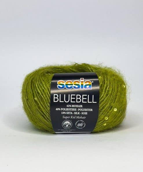 Online yarn store, Manifattura Sesia's wonderful mohair and silk sequin yarn, made in italy and cruelty free