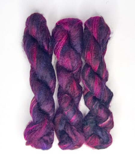Filati in lana mohair e seta Malabrigo Filati hand-dyed dai colori sfumati ideali per scialli all'uncinetto maglie soffici e calde