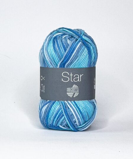 Gomitoli Lana Grossa Star Print sono made in Italy, ecosostenibile in cotone 100% certificato ora sono in offerta con tanti colori disponibile