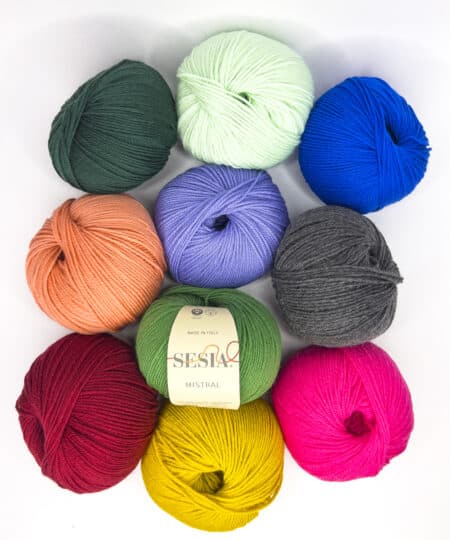 pacco sconto lana merino mistral sesia filati superwash