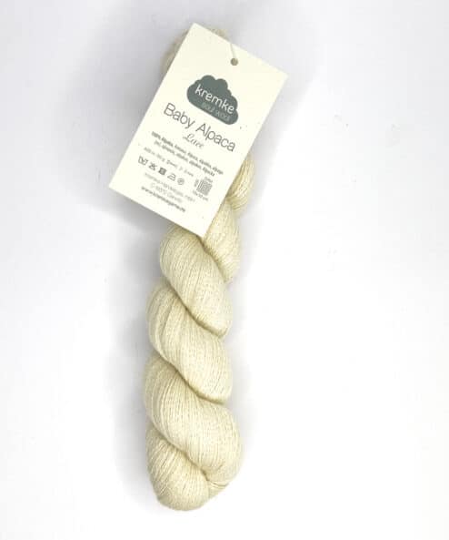 Filati Kremke Soul Wool Baby Alpaca Lace lana alpaca ideale per essere lavorata a i ferri e all'uncinetto per scialli e maglie