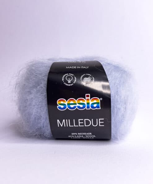 Milledue from Manifattura Sesia is a Mohair and Super Bulky soft wool yarn ideal for knitting or crocheting