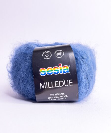Milledue di Manifattura Sesia è un filato in Mohair e lana morbidissima Super Bulky ideale per lavori ai ferri o all'uncinetto