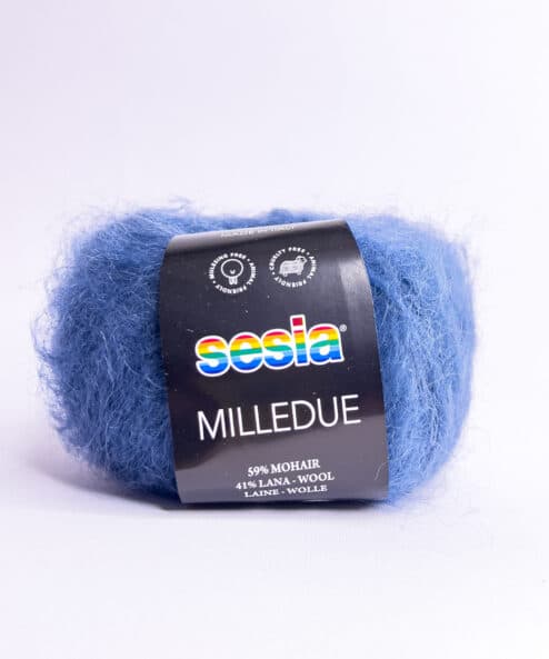 Milledue from Manifattura Sesia is a Mohair and Super Bulky soft wool yarn ideal for knitting or crocheting