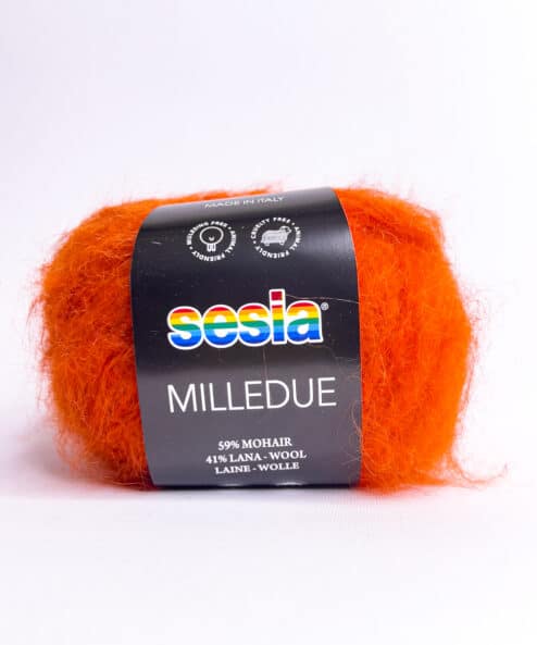 Milledue from Manifattura Sesia is a Mohair and Super Bulky soft wool yarn ideal for knitting or crocheting