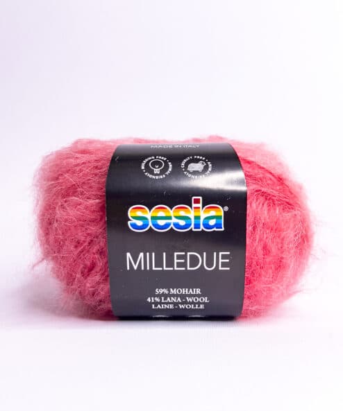Milledue from Manifattura Sesia is a Mohair and Super Bulky soft wool yarn ideal for knitting or crocheting