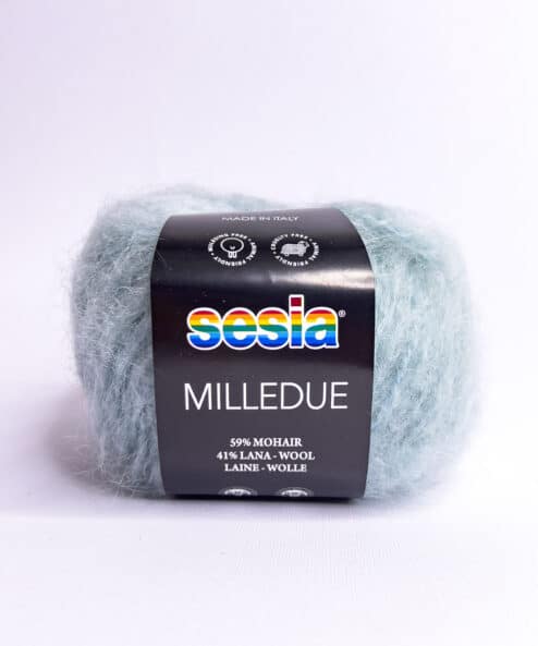 Milledue from Manifattura Sesia is a Mohair and Super Bulky soft wool yarn ideal for knitting or crocheting