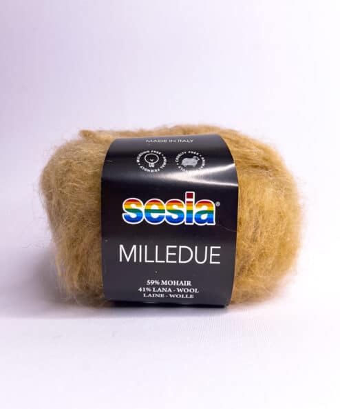 Milledue from Manifattura Sesia is a Mohair and Super Bulky soft wool yarn ideal for knitting or crocheting