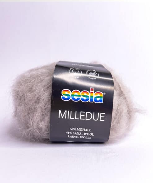 Milledue from Manifattura Sesia is a Mohair and Super Bulky soft wool yarn ideal for knitting or crocheting