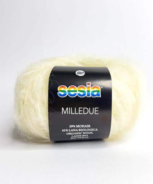 Milledue from Manifattura Sesia is a Mohair and Super Bulky soft wool yarn ideal for knitting or crocheting